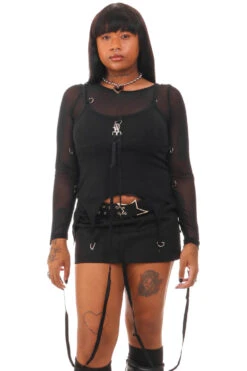 Gish Black Convertible 3-in-1 Layered Top -TUNNEL Vision Shop 256A2348 47053811 797f 4e64 8221 4c86c5a91e99