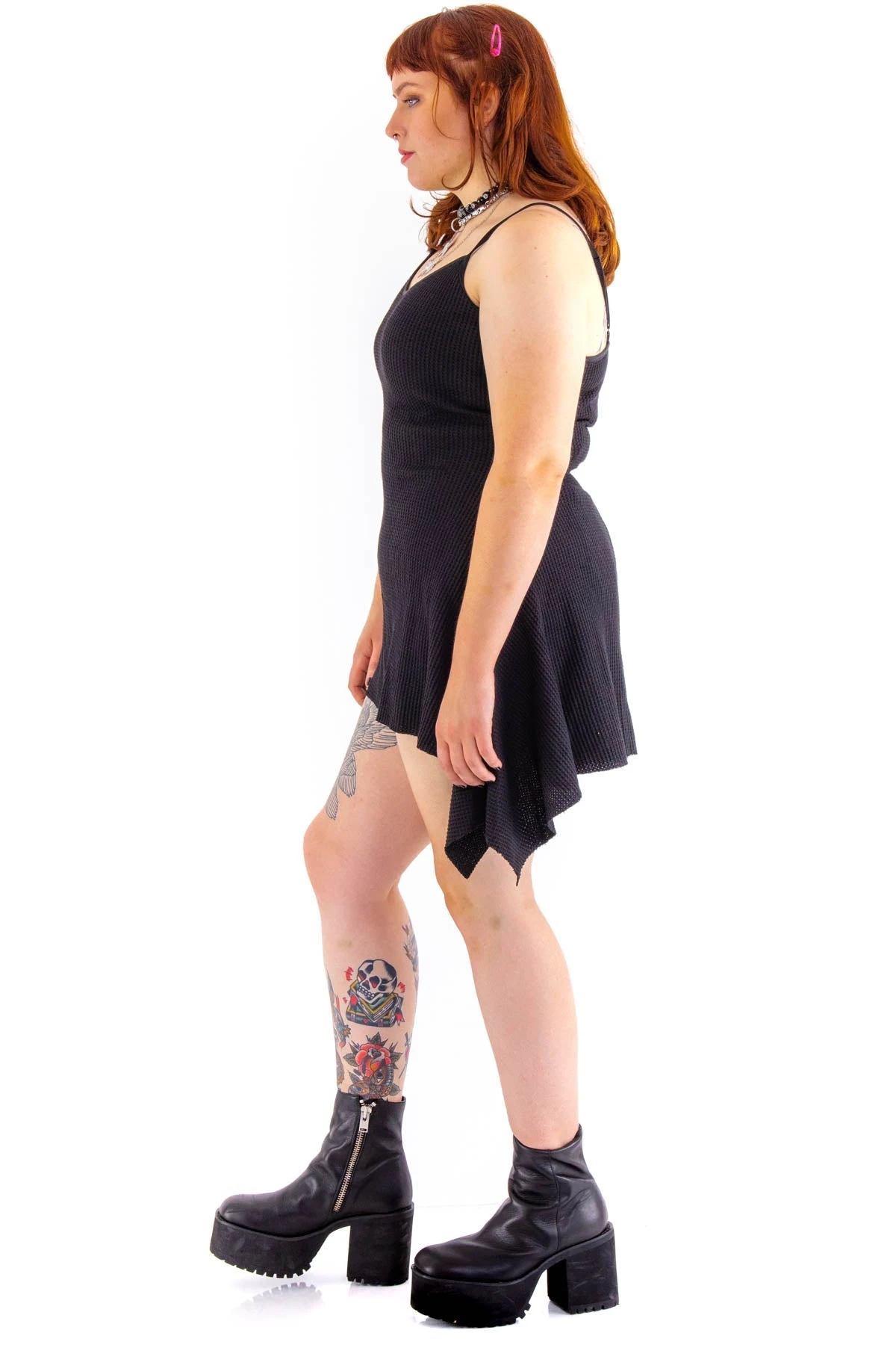 Black Thermal Dystopia Dress 14 Black Thermal Dystopia Dress - Image 14