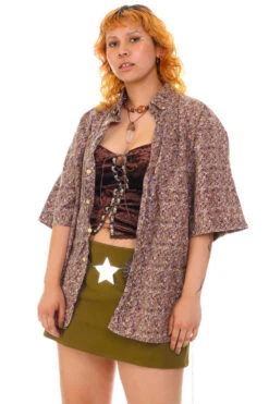 Vintage Classics - Short-Sleeve Patterned Button-Up Shirt -TUNNEL Vision Shop 256A4402 1833b600 6ec9 4af7 ac8b 5d02383e1b62