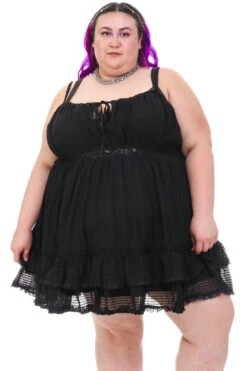 Baby Dolly Black Mini Dress 28 Baby Dolly Black Mini Dress -TUNNEL Vision Shop 256A5266