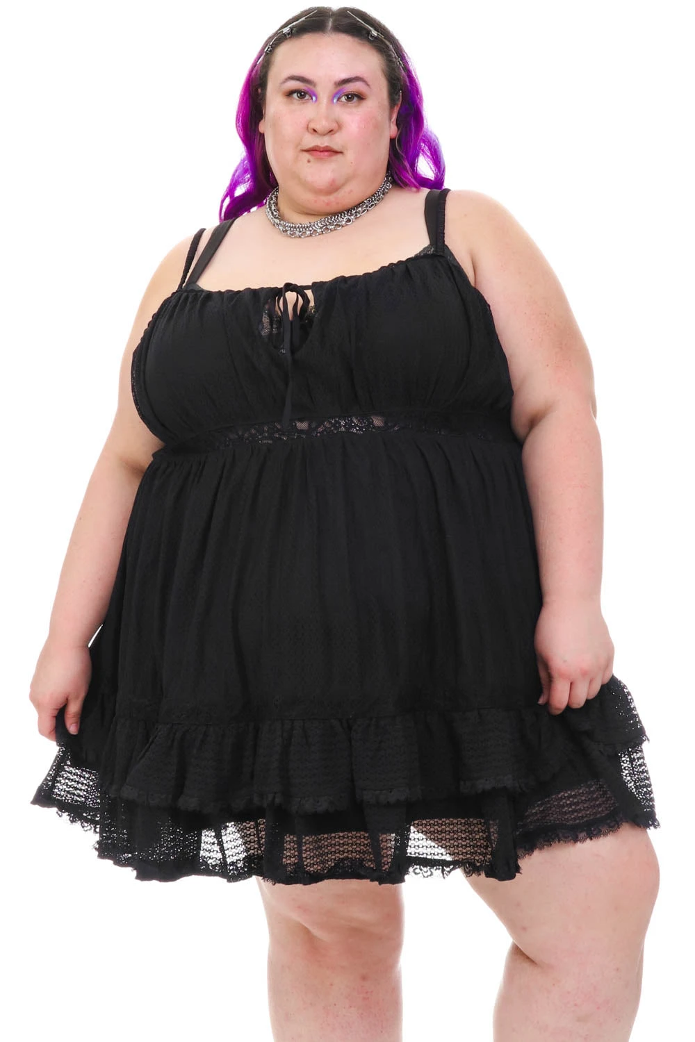 Baby Dolly Black Mini Dress 9 Baby Dolly Black Mini Dress - Image 9