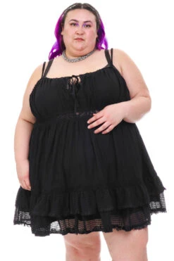 Baby Dolly Black Mini Dress 30 Baby Dolly Black Mini Dress -TUNNEL Vision Shop 256A5268