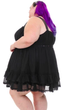 Baby Dolly Black Mini Dress 32 Baby Dolly Black Mini Dress -TUNNEL Vision Shop 256A5270