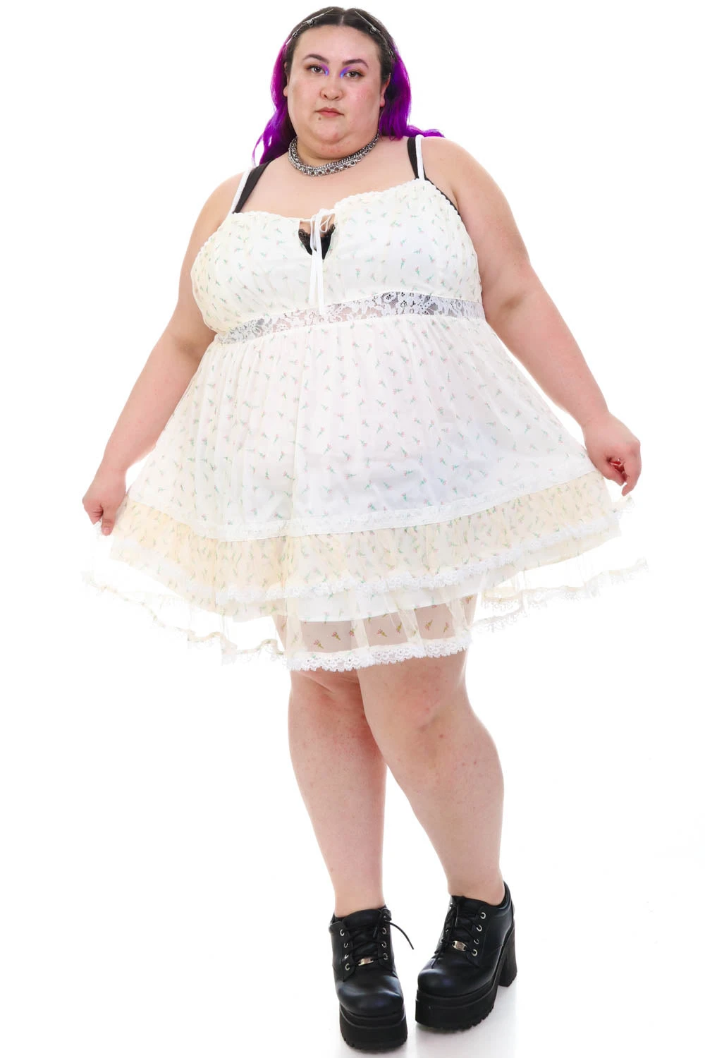 Baby Dolly Floral Mini Dress 9 Baby Dolly Floral Mini Dress - Image 9