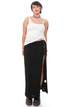 Siren Black High Slit Skirt 29 Siren Black High Slit Skirt -TUNNEL Vision Shop 256A5487 40bf55bb 6271 490a b0c4 524b271357f5