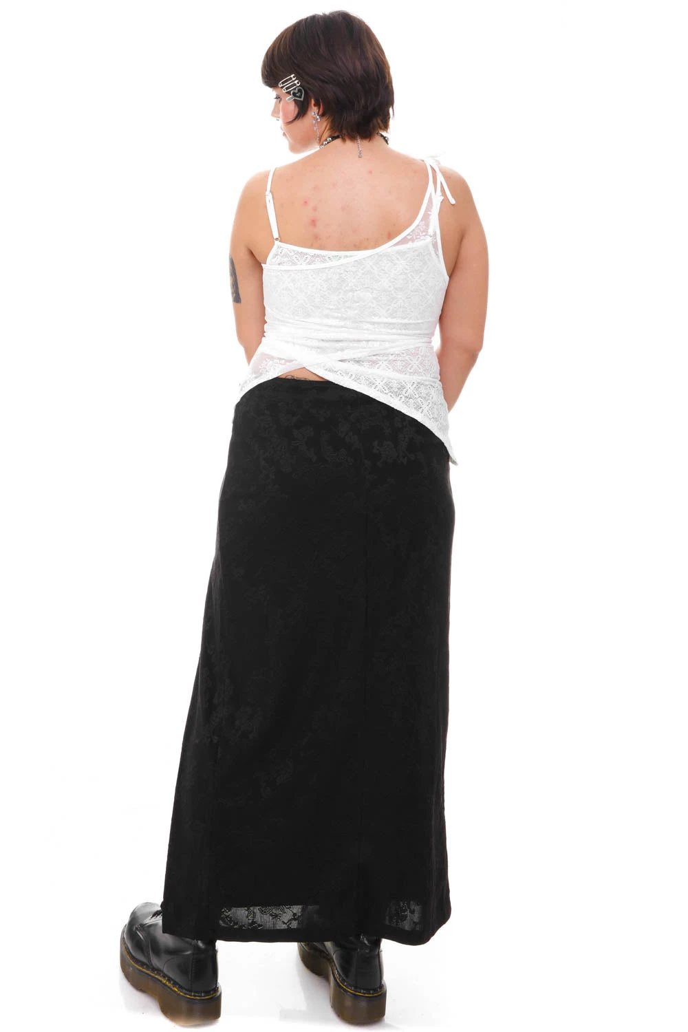 Siren Black High Slit Skirt 14 Siren Black High Slit Skirt - Image 14