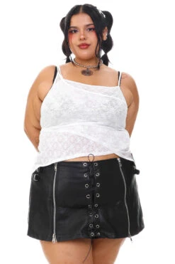 Disco White Lace Criss-Cross Layer Top 30 Disco White Lace Criss-Cross Layer Top -TUNNEL Vision Shop 256A5518 2 6bdfe048 bfd9 4abb 8410 1968471a4fc4