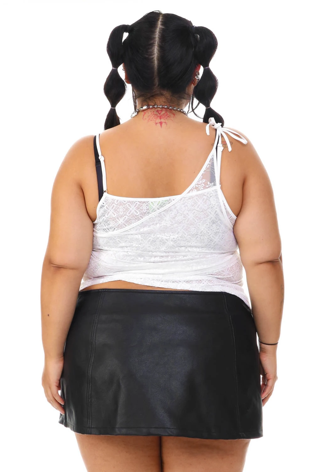 Disco White Lace Criss-Cross Layer Top 16 Disco White Lace Criss-Cross Layer Top - Image 16