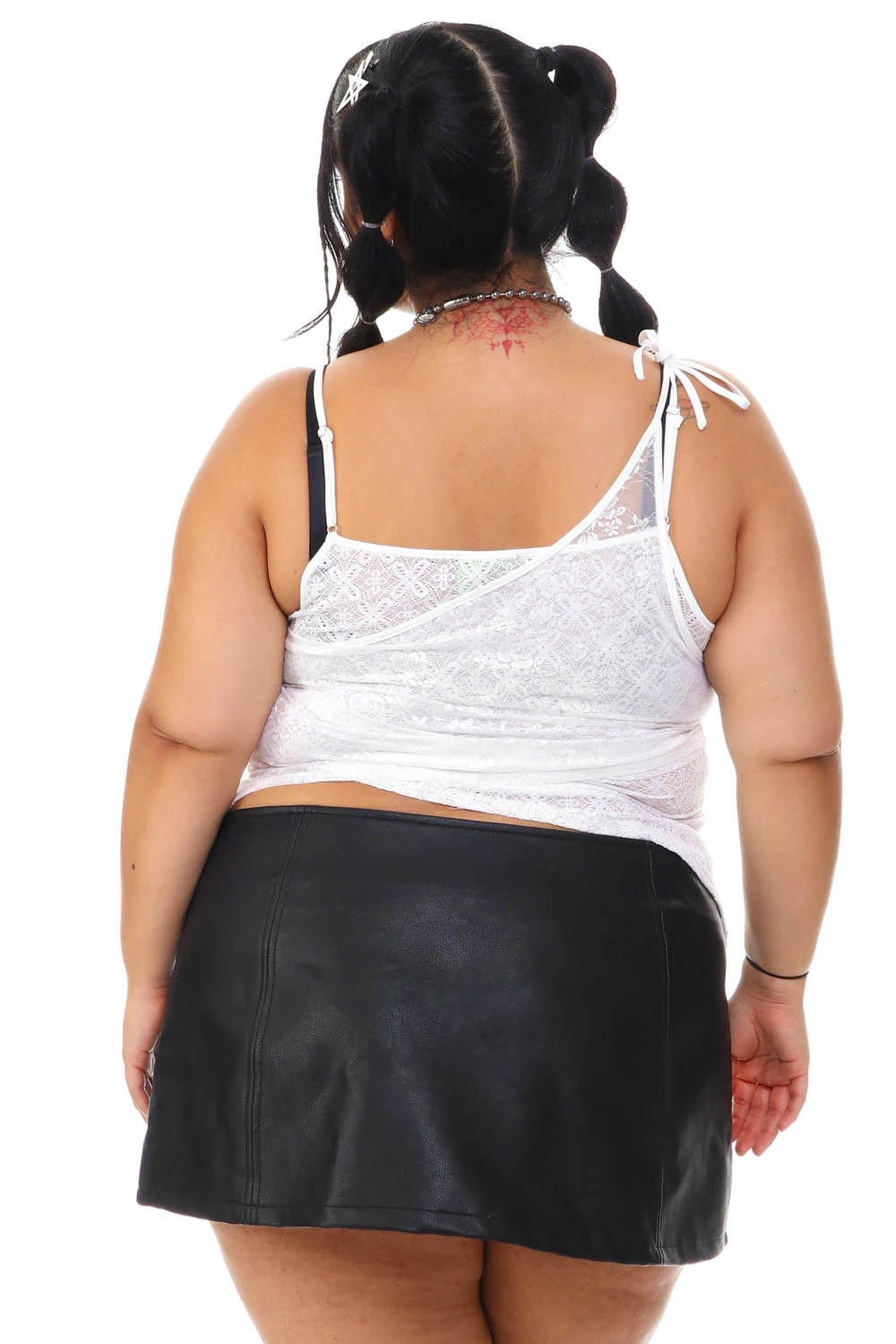 Disco White Lace Criss-Cross Layer Top 17 Disco White Lace Criss-Cross Layer Top - Image 17