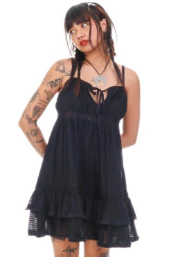 Baby Dolly Black Mini Dress 35 Baby Dolly Black Mini Dress -TUNNEL Vision Shop 256A6006