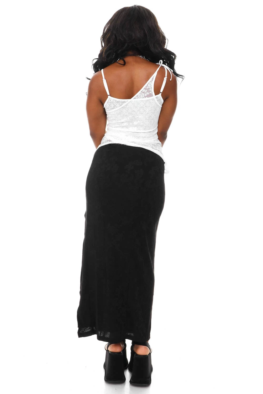 Disco White Lace Criss-Cross Layer Top 10 Disco White Lace Criss-Cross Layer Top - Image 10