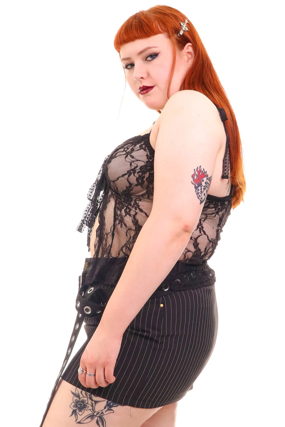 Black Lace Tabby Top 7 Black Lace Tabby Top - Image 7