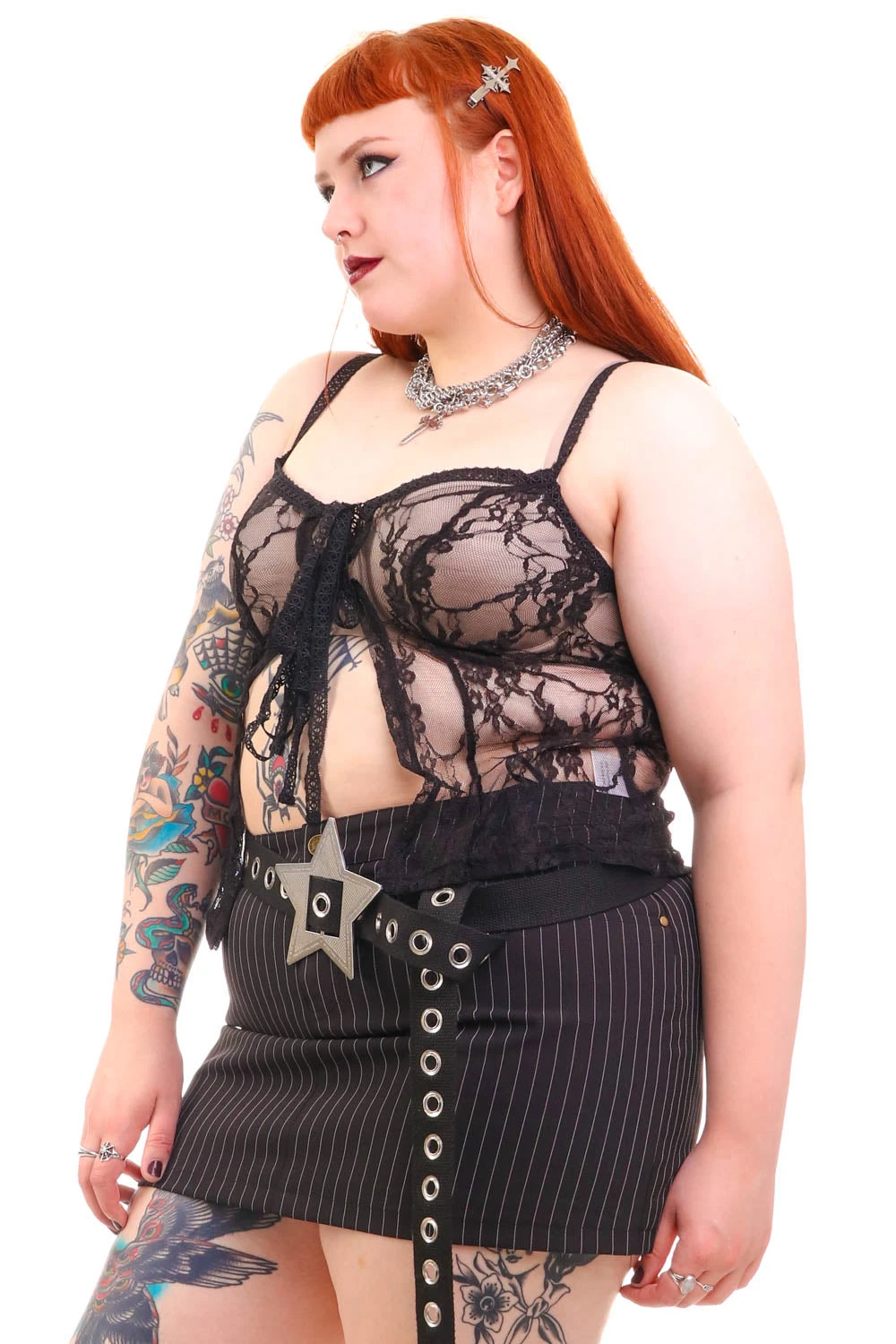 Black Lace Tabby Top 8 Black Lace Tabby Top - Image 8