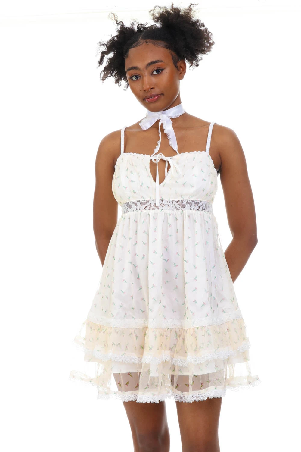 Baby Dolly Floral Mini Dress 17 Baby Dolly Floral Mini Dress - Image 17