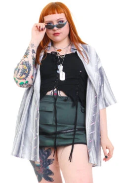 Vintage Classics - Short-Sleeve Patterned Button-Up Shirt -TUNNEL Vision Shop 256A7378 c47a7623 f79a 4f52 990f 5e7c9f63396a