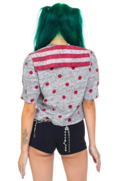 Vintage 80's Polka Dot Sailor Crop Top - XS/S 16 Vintage 80's Polka Dot Sailor Crop Top - XS/S -TUNNEL Vision Shop 256A7935 c561b6fa 4d5b 444f af85 062366f10b99