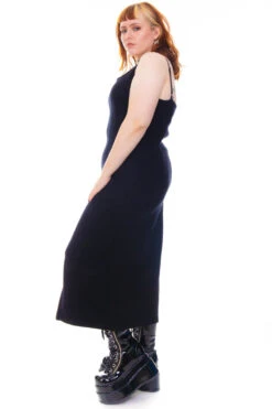 Black Zip-Down Rib Knit Maxi Dress 34 Black Zip-Down Rib Knit Maxi Dress -TUNNEL Vision Shop 256A8110 b3705c30 b92d 41dd 867c aed1cd7c20f7