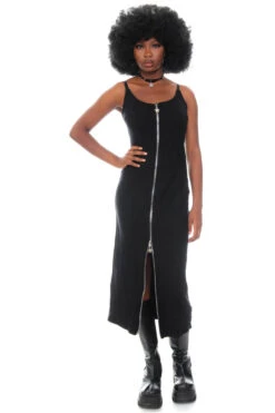 Black Zip-Down Rib Knit Maxi Dress 38 Black Zip-Down Rib Knit Maxi Dress -TUNNEL Vision Shop 256A8114 f0e01f92 219b 4ece 8e36 aca0670c5cf4