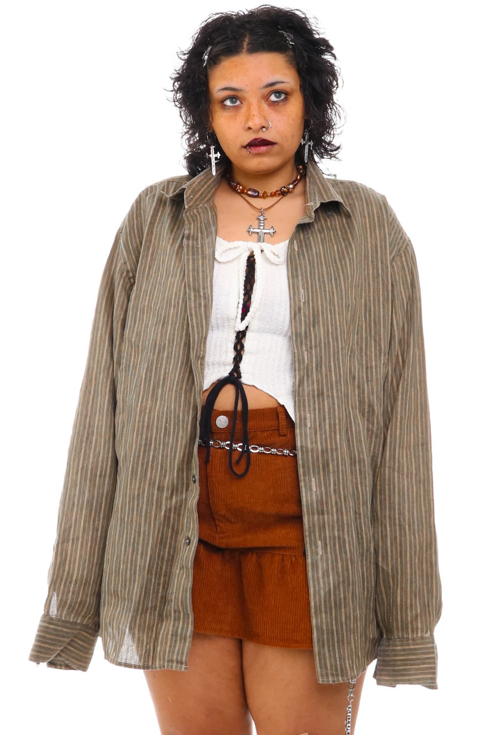 Classic Vintage Long-Sleeve Button-Up Shirts - Printed 7 Classic Vintage Long-Sleeve Button-Up Shirts - Printed - Image 7