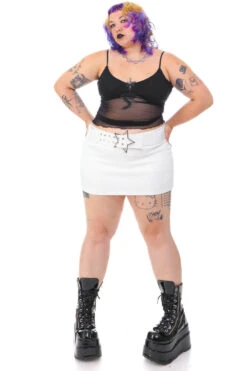 Amber White Stretch Mini Skort -TUNNEL Vision Shop 256A8496 b7dc041f d350 4b96 b273 9fe0d1aef24b