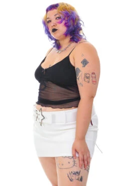 Amber White Stretch Mini Skort -TUNNEL Vision Shop 256A8498 f12bc62e 9d9e 4079 9da4 b9dfdbcba55d