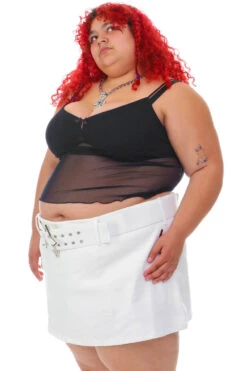 Amber White Stretch Mini Skort -TUNNEL Vision Shop 256A8536 4213c377 e8e0 425d a2ca 81aeb7d8160f