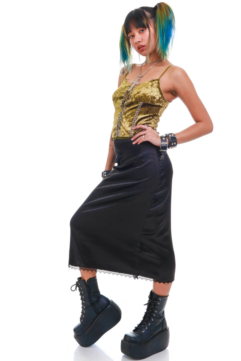 Mel Black Midi Skirt 20 Mel Black Midi Skirt - Image 20
