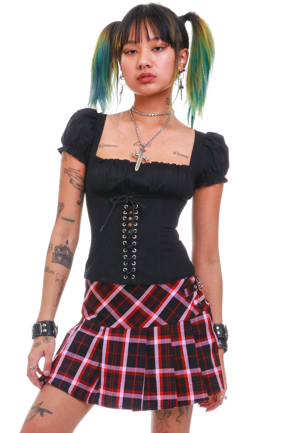 Alice Black Underbust Corset Top 5 Alice Black Underbust Corset Top - Image 5