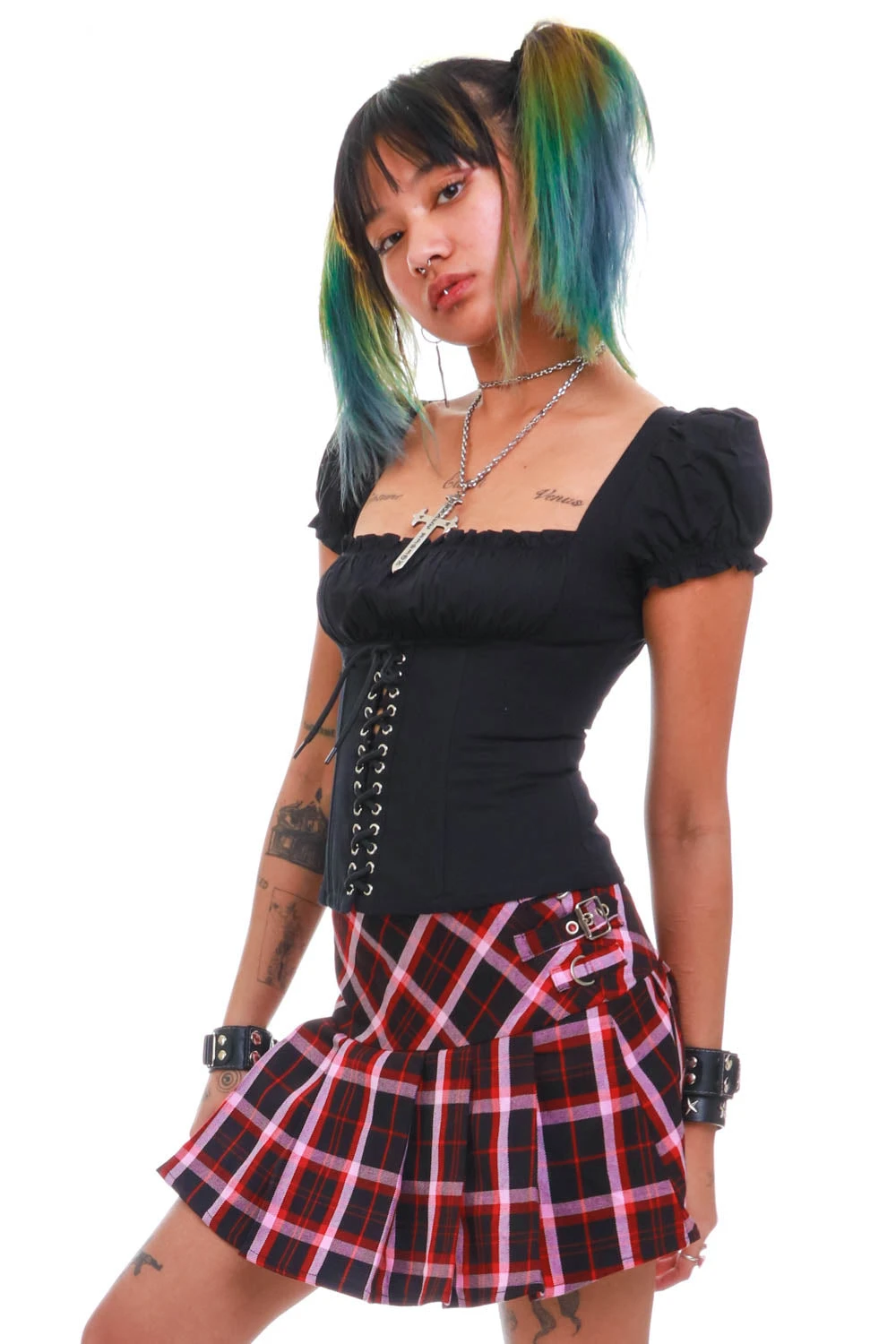Alice Black Underbust Corset Top 8 Alice Black Underbust Corset Top - Image 8