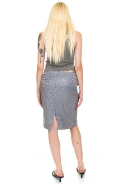 Vintage 90's Giorgio Armani Blue Metallic Leopard Skirt - S 15 Vintage 90's Giorgio Armani Blue Metallic Leopard Skirt - S -TUNNEL Vision Shop 256A8778