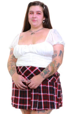 Serafina White Puff-Sleeve Top -TUNNEL Vision Shop 256A8898 2aa9e1df 9fa6 43bf 9460 8a0db521789a