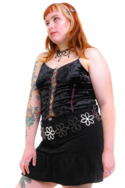 Ria Black Velvet Lace-Up Top -TUNNEL Vision Shop 256A8936 1cb5b0c4 8828 42d6 b758 11dd57208e45