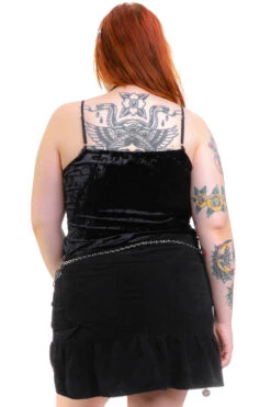 Ria Black Velvet Lace-Up Top -TUNNEL Vision Shop 256A8937 7d90214d 84be 485d 8b34 dcad0e2c81bc