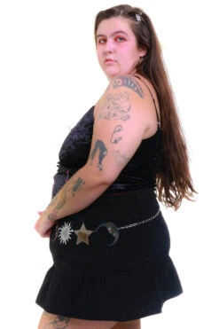 Ria Black Velvet Lace-Up Top -TUNNEL Vision Shop 256A8947 15c199ae 4204 48ea a16f 7378c5c393f1