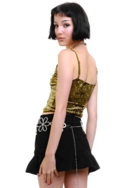 Ria Sage Velvet Lace-Up Top -TUNNEL Vision Shop 256A8956 29876f70 b520 4b84 ab68 f3b7dea0a869