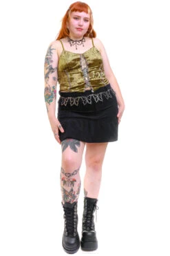 Ria Sage Velvet Lace-Up Top -TUNNEL Vision Shop 256A8981 4034d97f 29c9 4425 8c4e 268acfeaec70