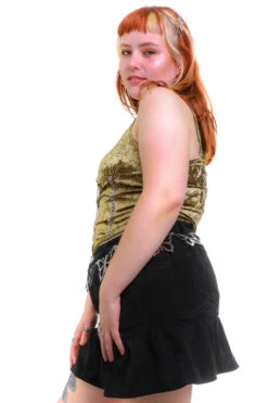 Ria Sage Velvet Lace-Up Top -TUNNEL Vision Shop 256A8983 7852d4c2 8b96 453c bdff 0f21160c24fb