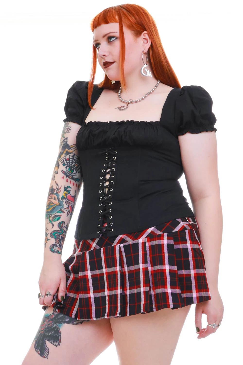 Alice Black Underbust Corset Top 14 Alice Black Underbust Corset Top - Image 14
