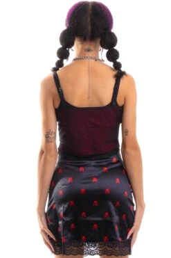 Kiki Heart Crossbones Lace-Trim Mini Skirt 31 Kiki Heart Crossbones Lace-Trim Mini Skirt -TUNNEL Vision Shop 256A9167