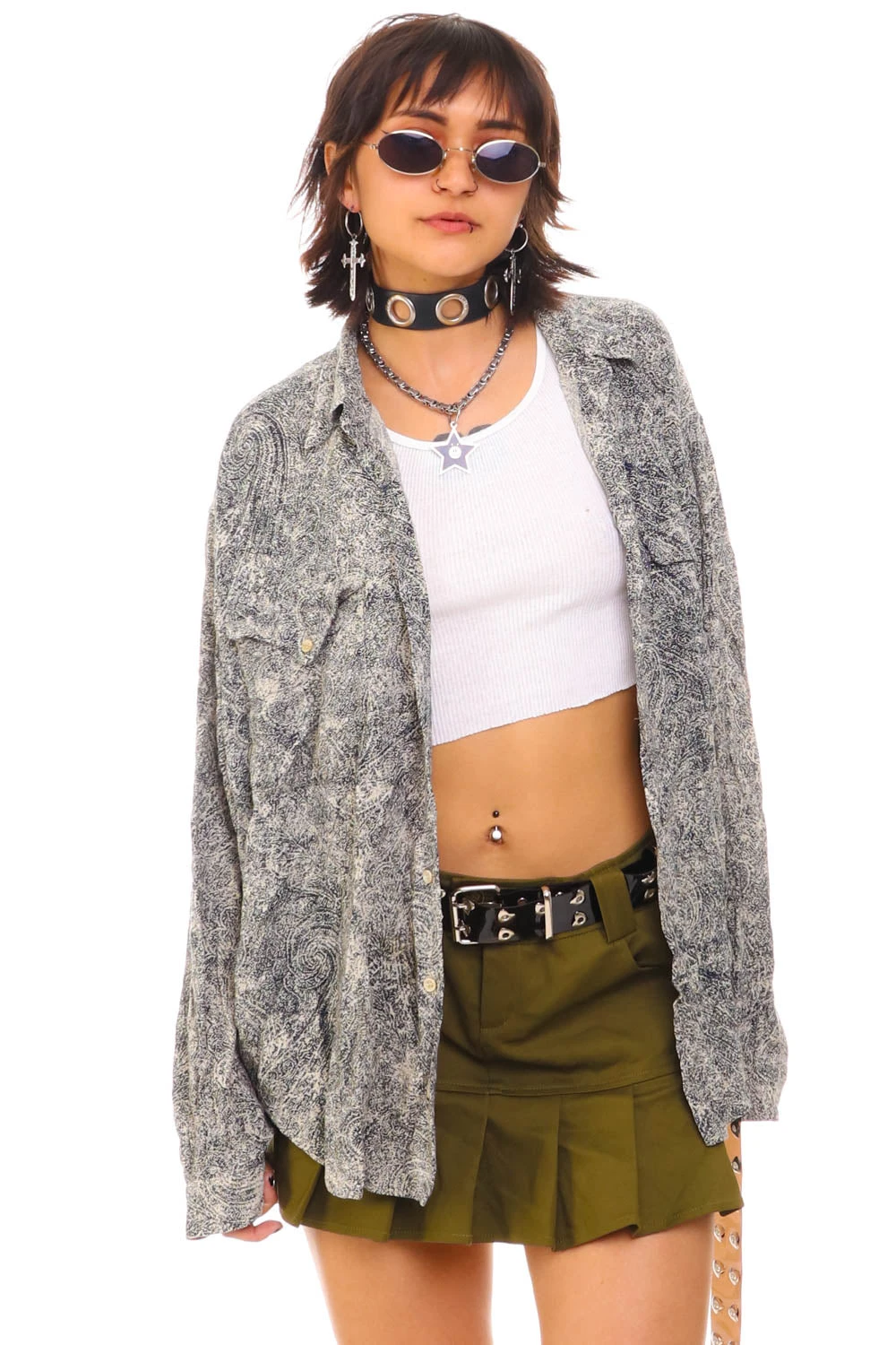 Classic Vintage Long-Sleeve Button-Up Shirts - Printed 2 Classic Vintage Long-Sleeve Button-Up Shirts - Printed - Image 2