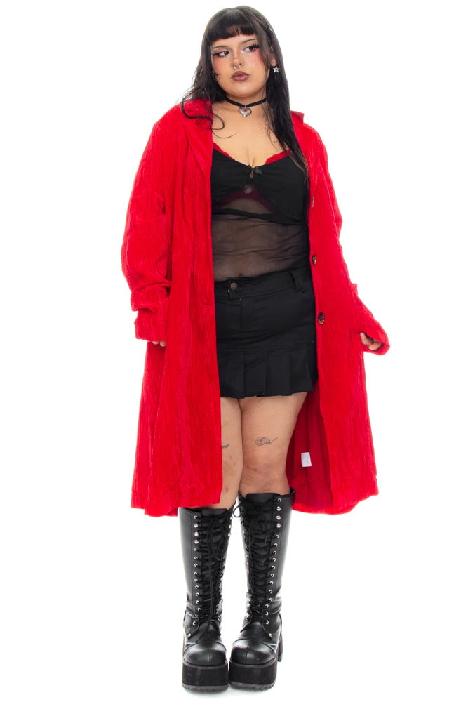 Mazzy Red Longline Jacket 20 Mazzy Red Longline Jacket - Image 20