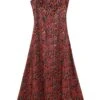 PRE-ORDER: Cora Rose & Thorn Printed Empire Waist Maxi Dress