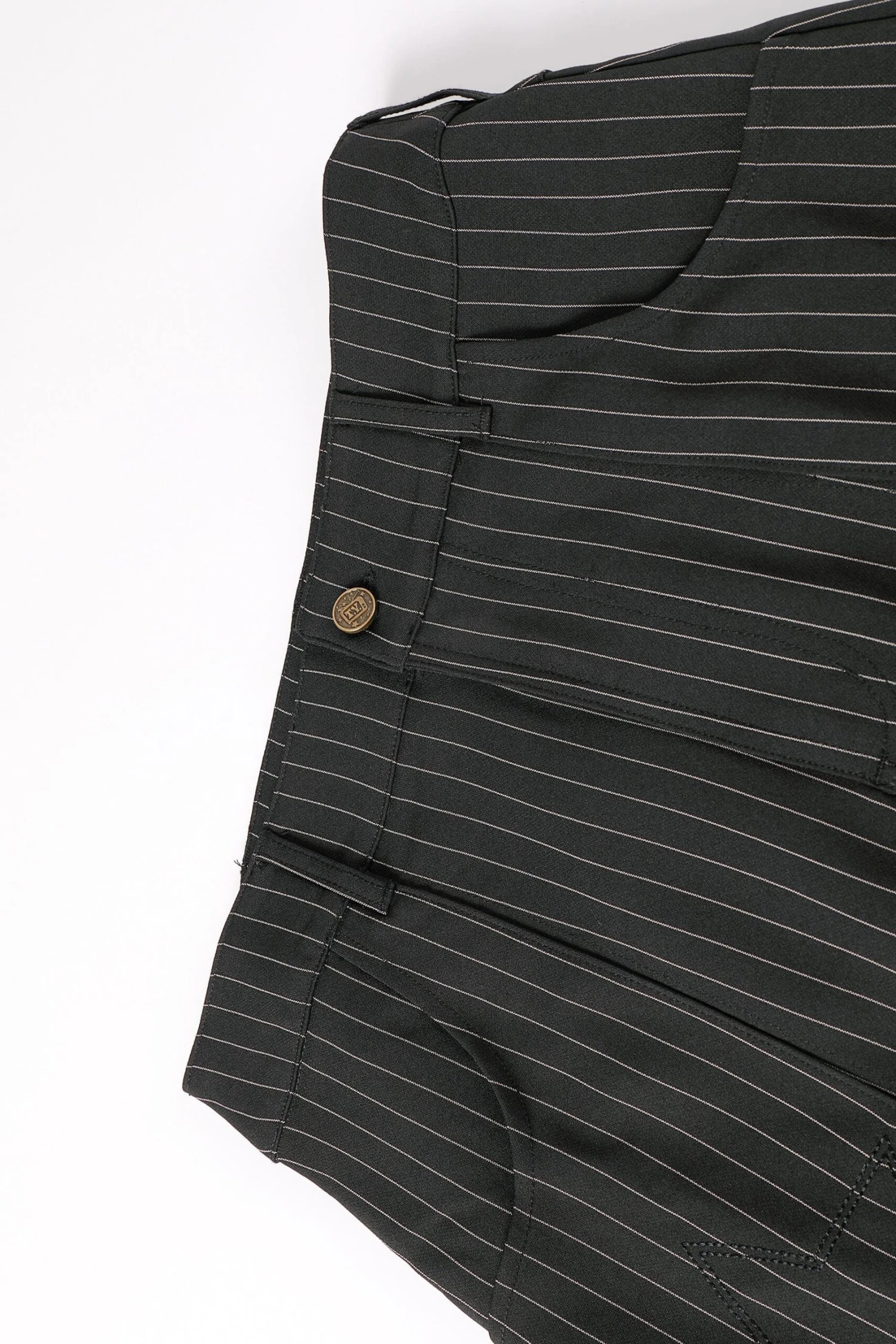 PRE-ORDER: Rave Pinstripe Maxi Skirt 3 PRE-ORDER: Rave Pinstripe Maxi Skirt - Image 3