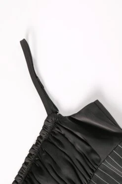 PRE-ORDER: Cora Pinstripe Empire Waist Maxi Dress 14 PRE-ORDER: Cora Pinstripe Empire Waist Maxi Dress -TUNNEL Vision Shop 611A1910