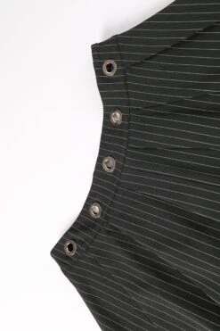 Peekaboo Pinstripe Grommet Mini Skirt -TUNNEL Vision Shop 611A1949