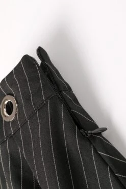 Peekaboo Pinstripe Grommet Mini Skirt -TUNNEL Vision Shop 611A1952