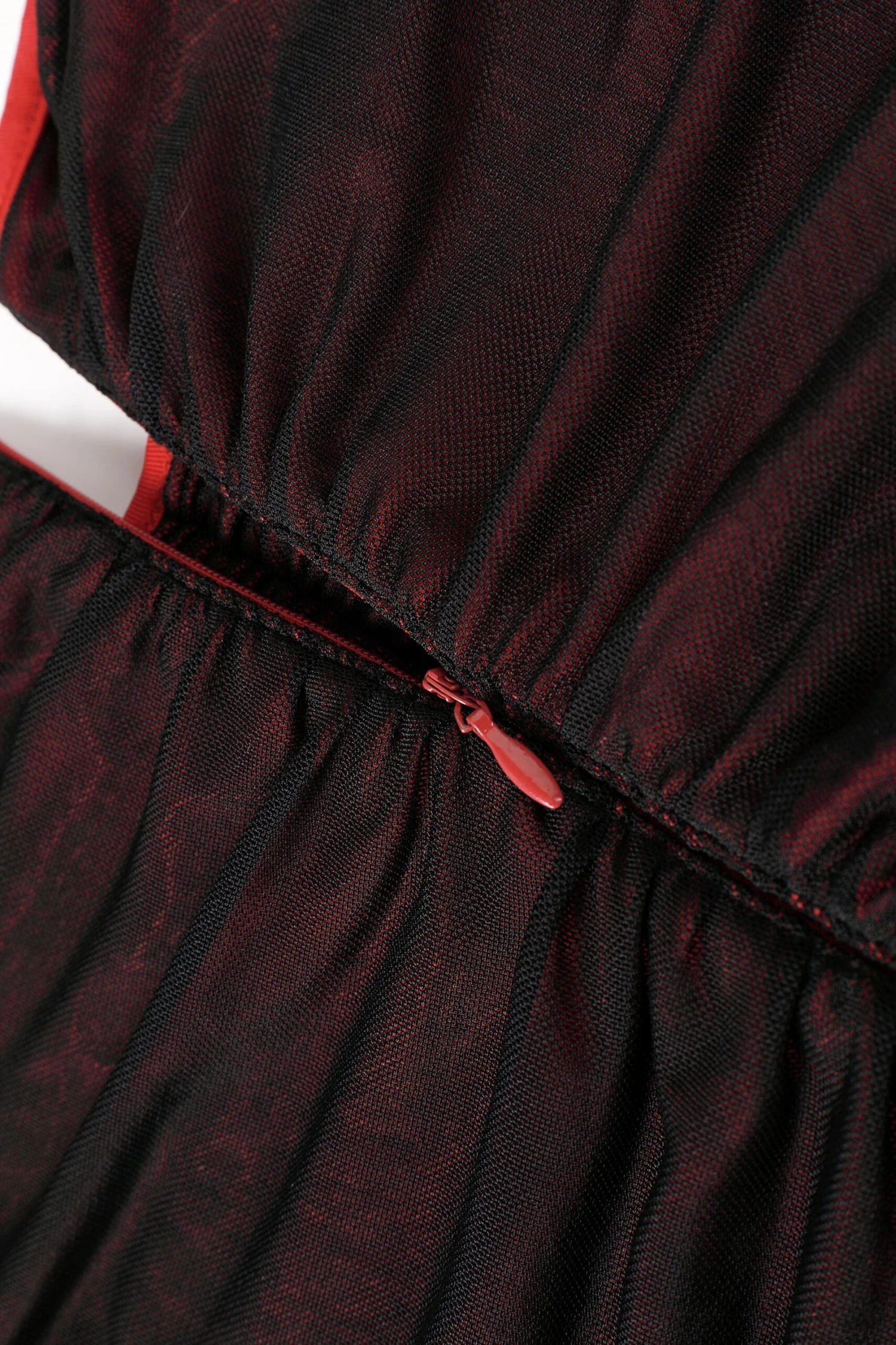 PRE-ORDER: Courtney Black & Red Mesh Fairy Dress 3 PRE-ORDER: Courtney Black & Red Mesh Fairy Dress - Image 3