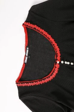 PRE-ORDER: Doll Face Black Pointelle Babydoll Top -TUNNEL Vision Shop 611A2047