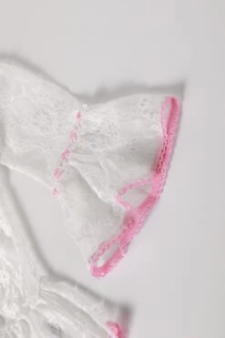 PRE-ORDER: Doll Face White Lace Babydoll Top -TUNNEL Vision Shop 611A2059