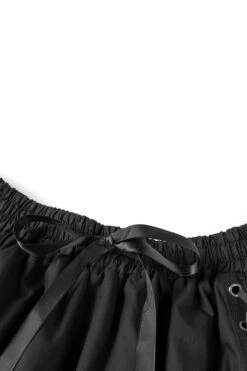 PRE-ORDER: Overload Black Handkerchief Maxi Skirt -TUNNEL Vision Shop 611A2125